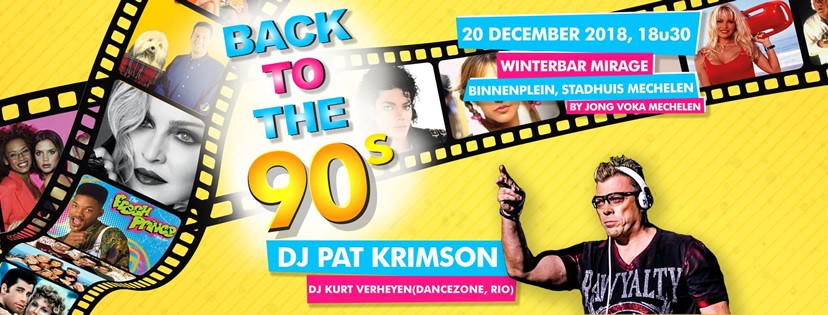 Activiteit 20/12: Back to the 90s Afterwork Party