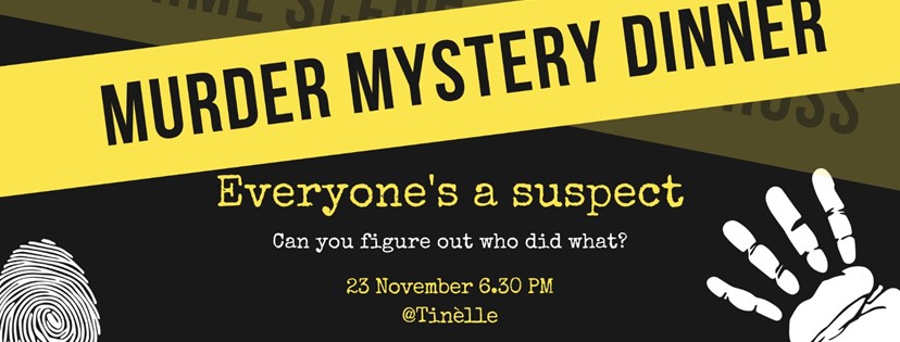 Activiteit 23/11: Murder Mystery Dinner
